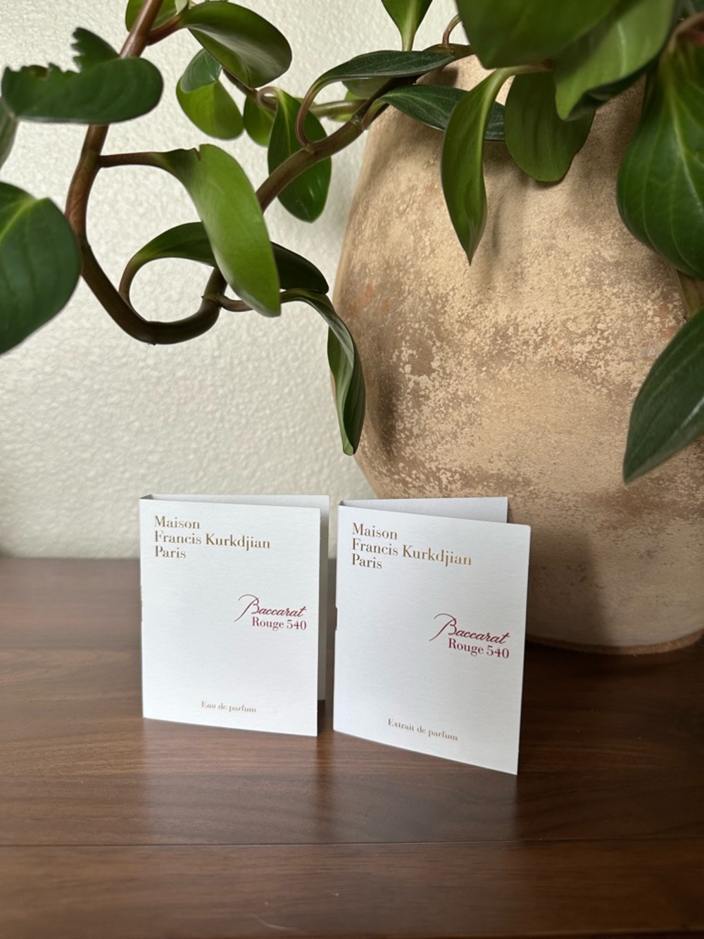 Maison Francis Kurkdjian Baccarat Rouge 540 Samples x2